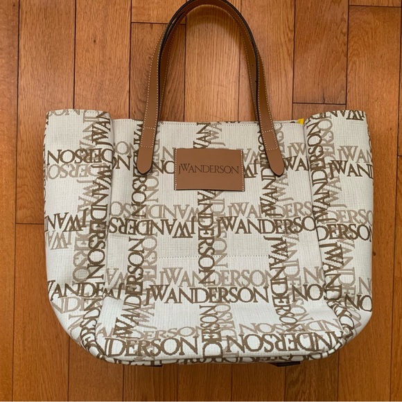 JW ANDERSON BELT TOTE - CABAS BAG WITH LOGO GRID - Picture 6 of 7
